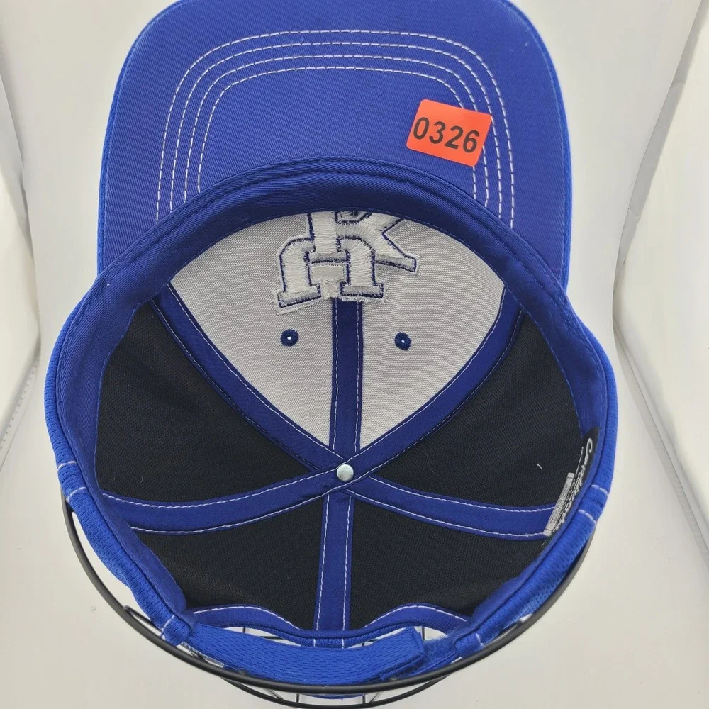 Captivating Headwear Kentucky Wildcats UK Cap Mens Royal Blue Adjustable Hat